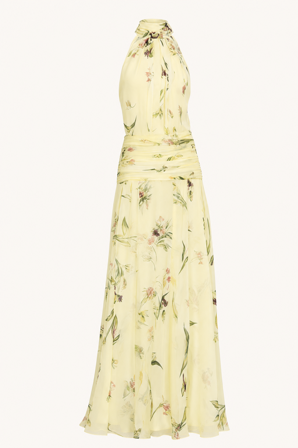 Off-Shoulder Floral Midi Dress