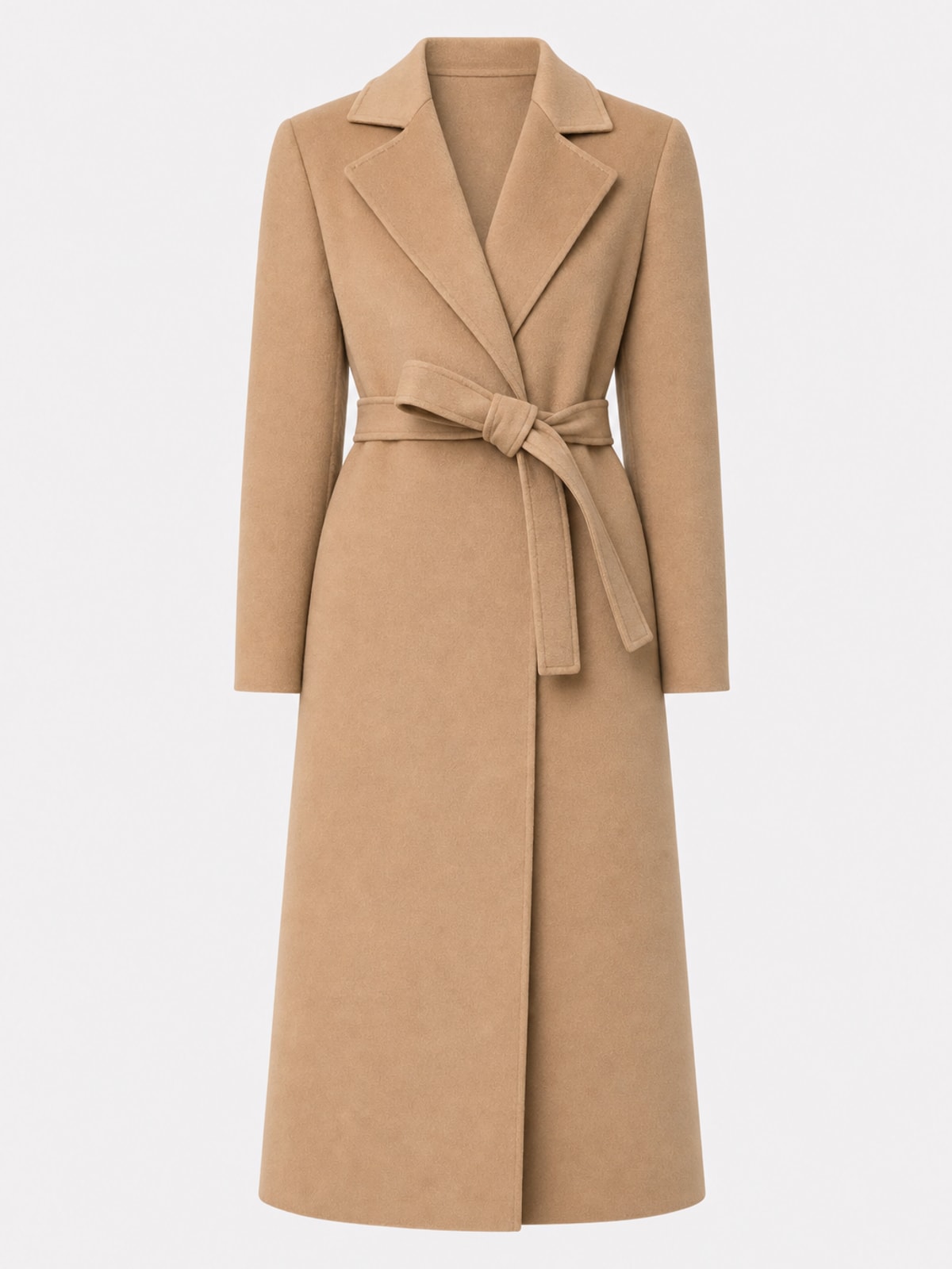 Warm Structured Longline Coat With Tailored Fit - 1