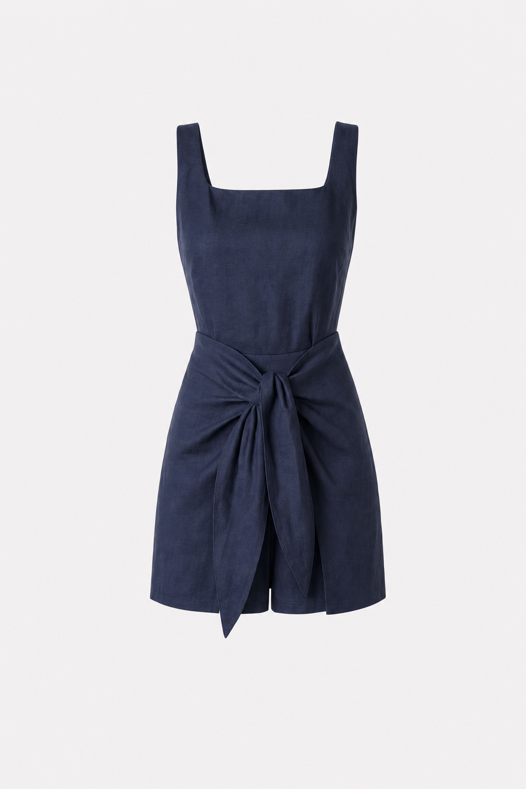 Linen Blend Top and Tie-Waist Skirt Set - view 9