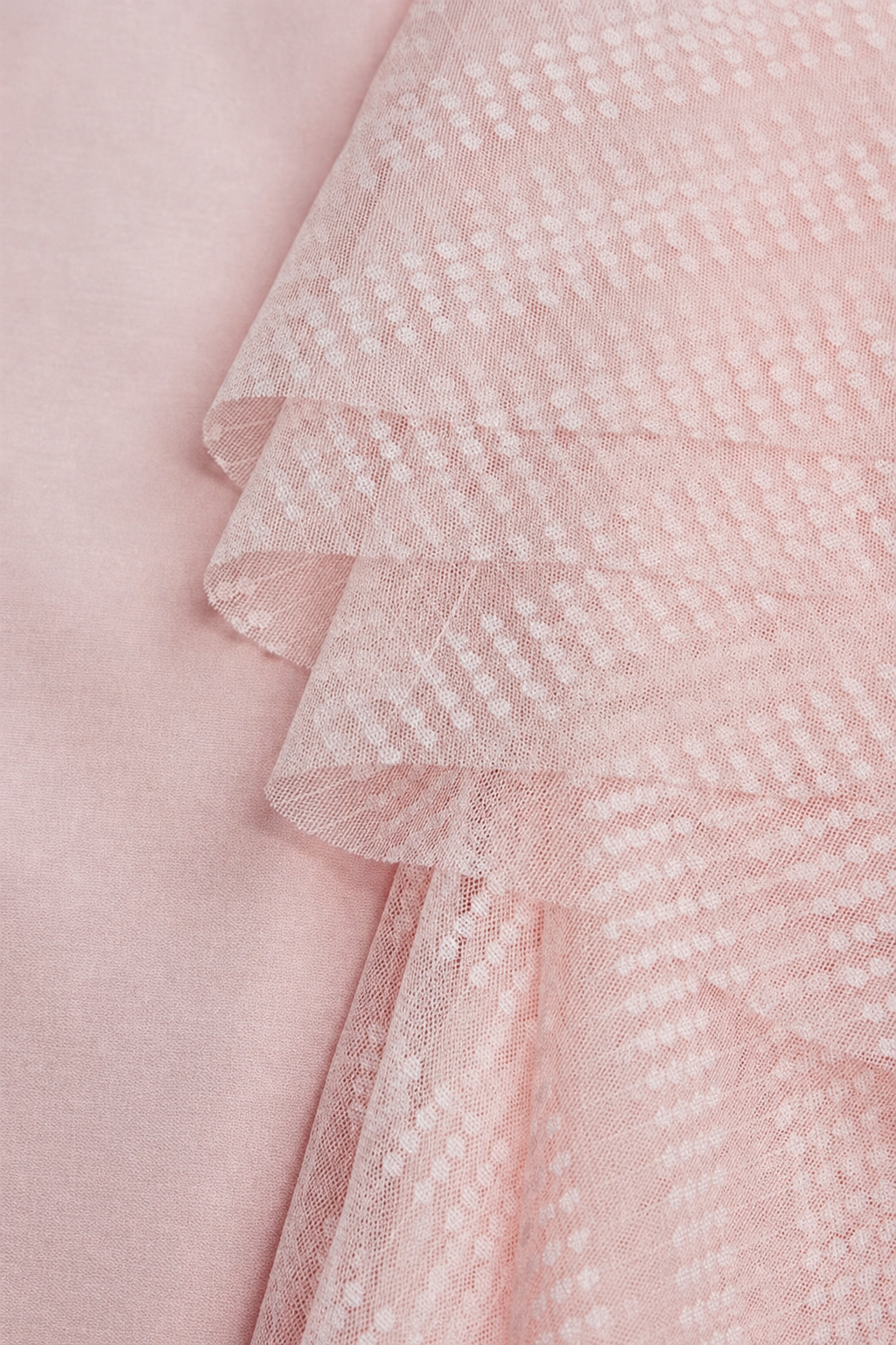 Pleated Strapless Midi Dress in Pink - view 5