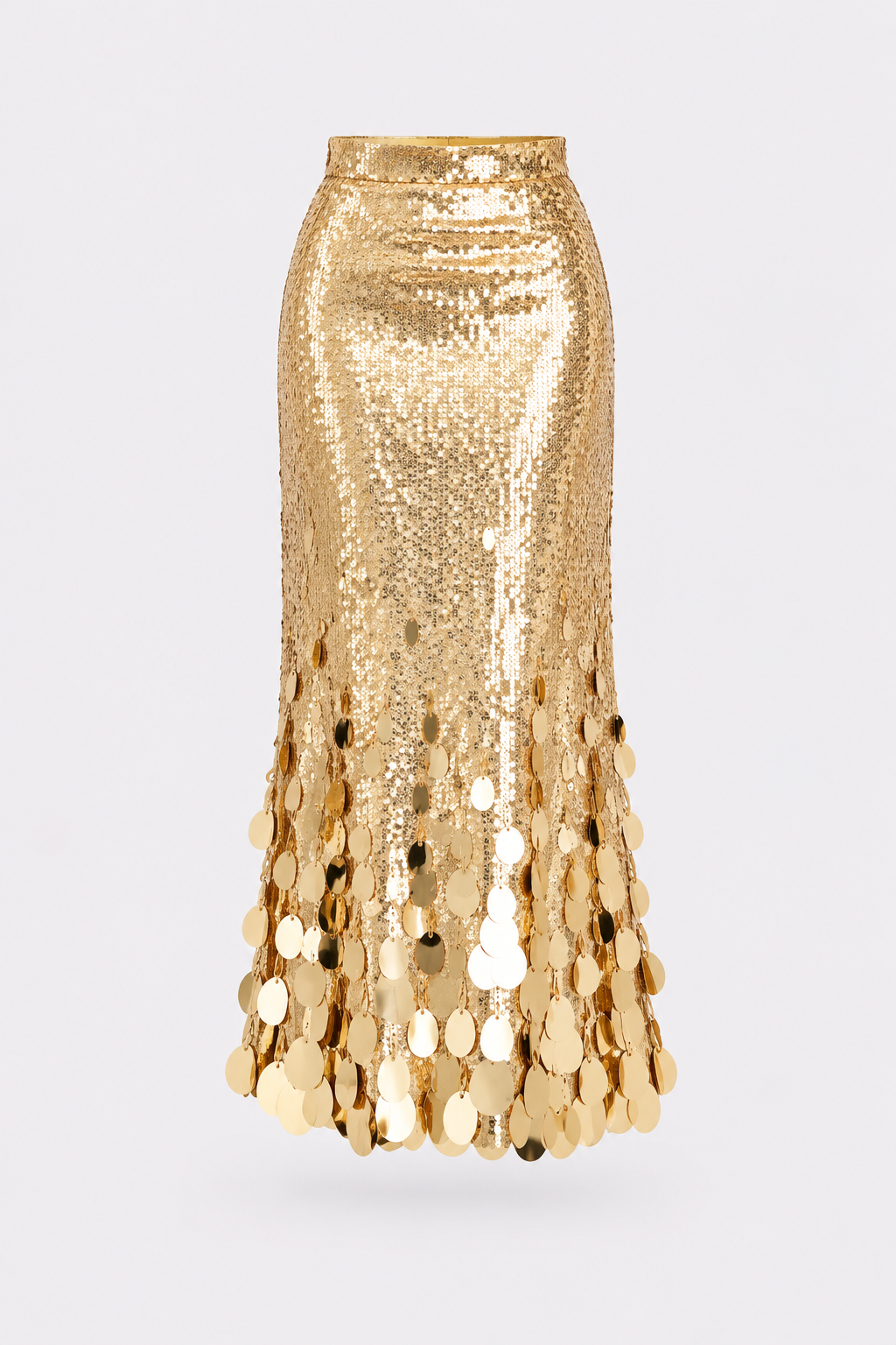Polyester Sequin Skirt With Tassel Detail - 6