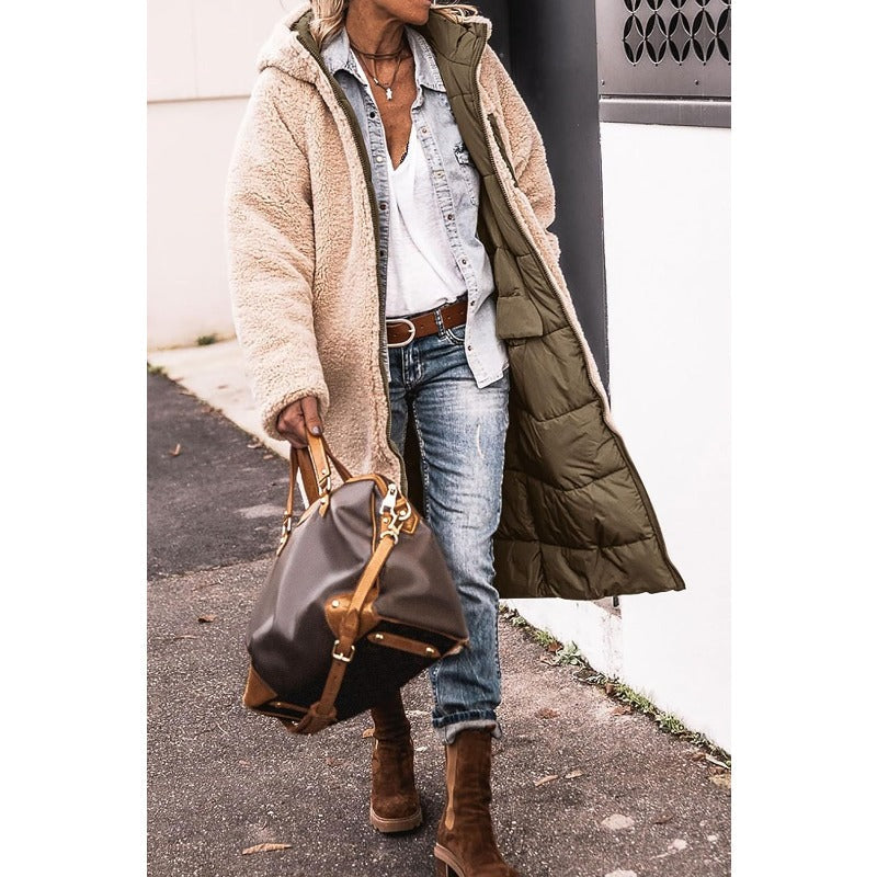 Down-Filled Long Hooded Winter Coat - view 16