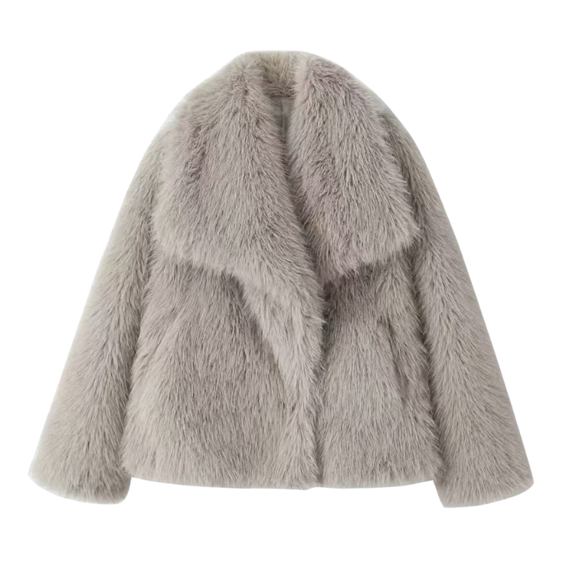 Oversized Coat With Structured Collar - view 8