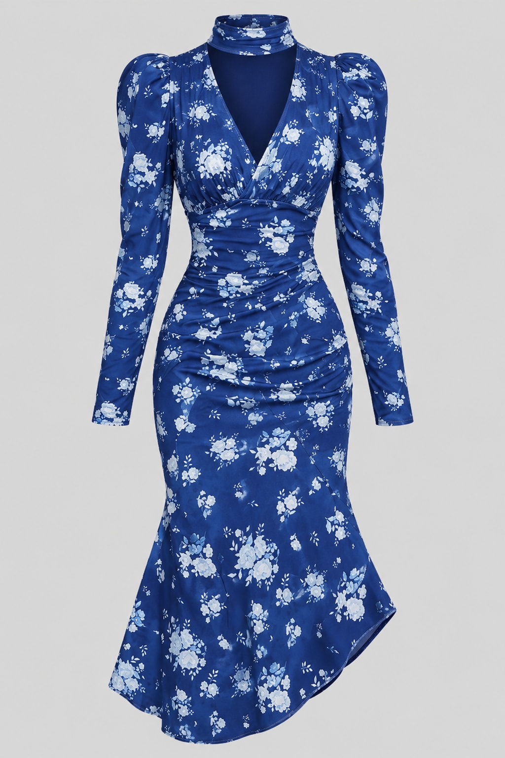 Bodycon Dress V-Neck Slim Fit - 1
