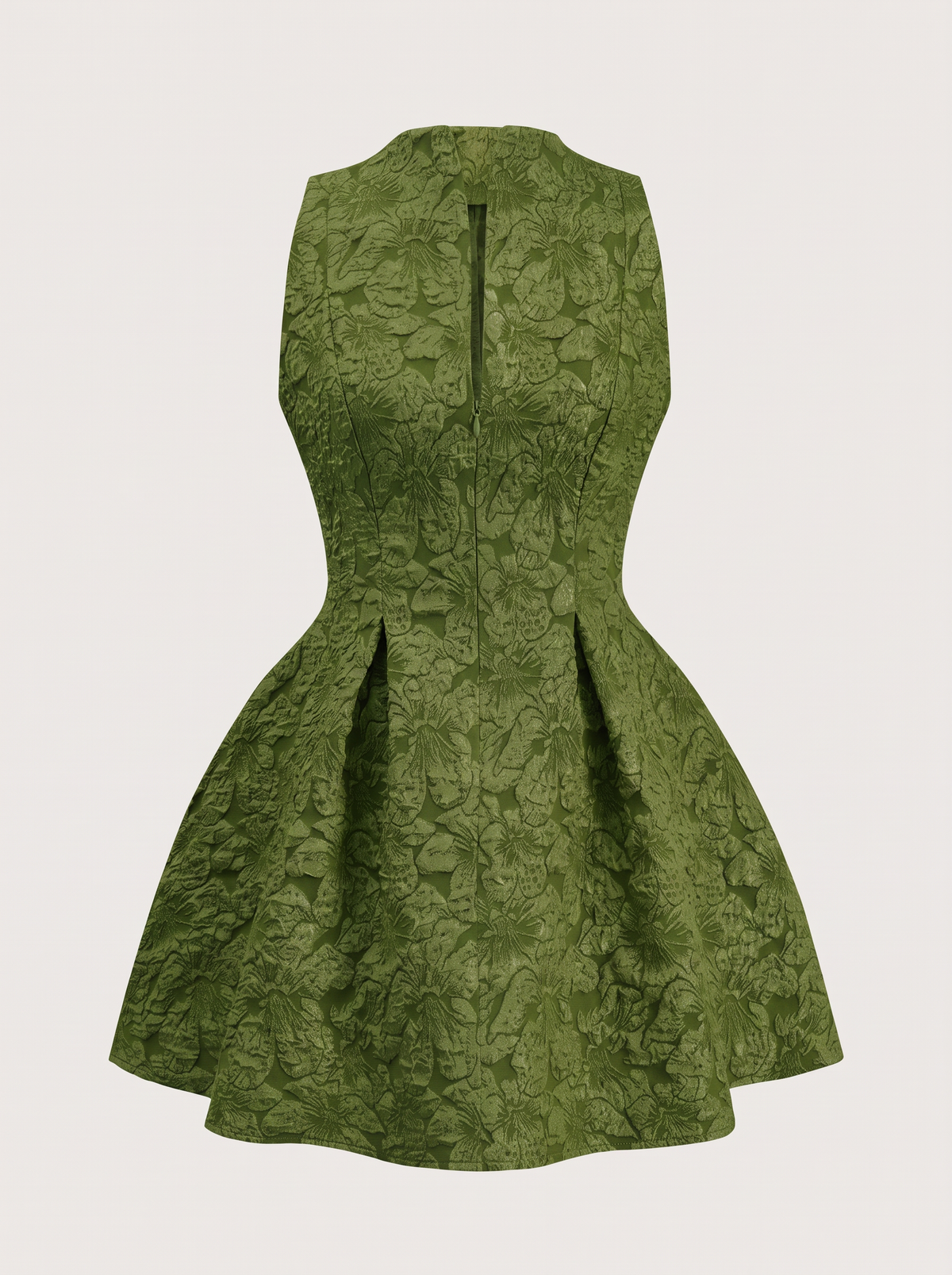 Ruched Jacquard Mini Dress - view 6