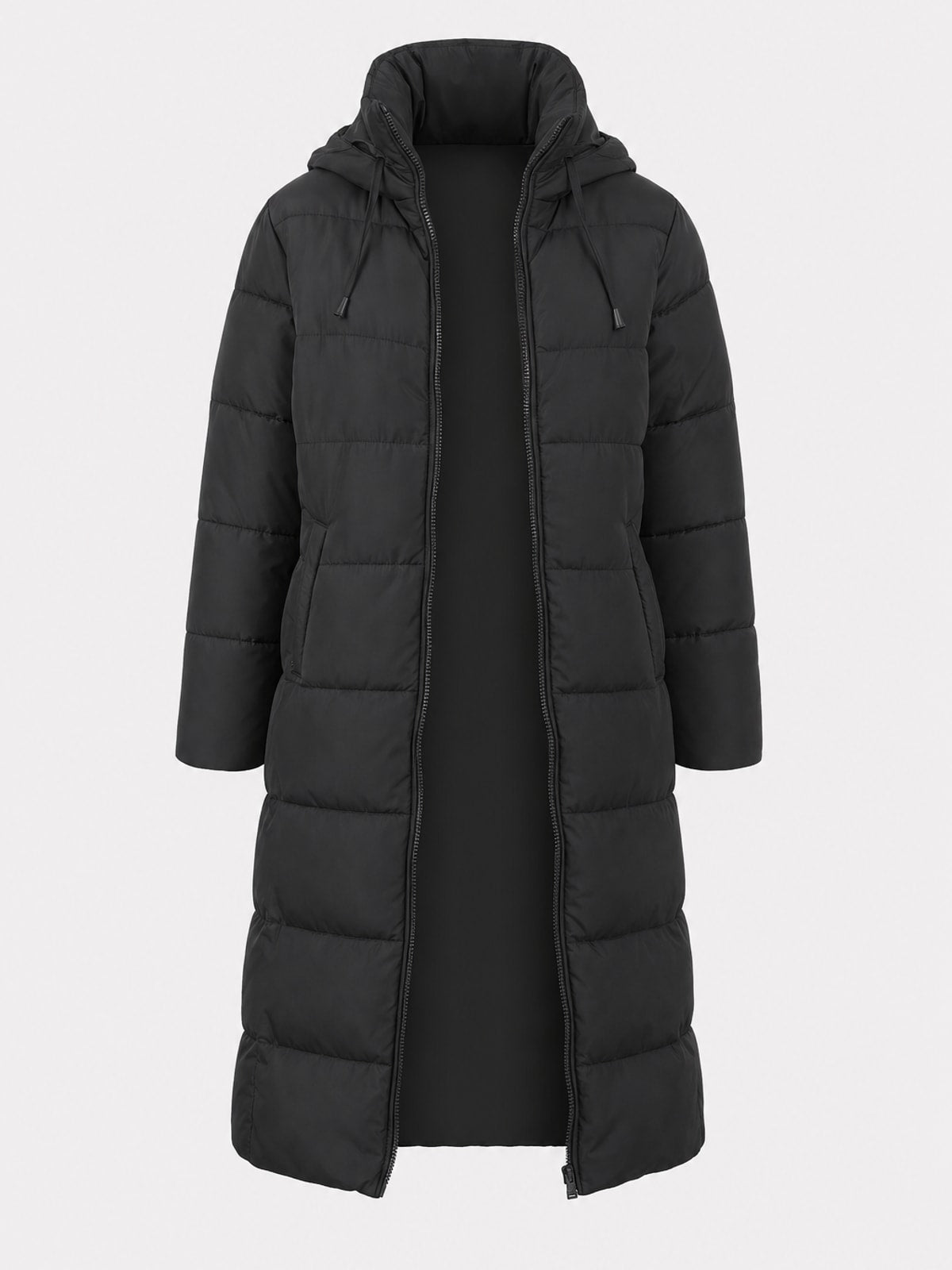Warm Cotton Hooded Winter Coat With Slim Fit - 1
