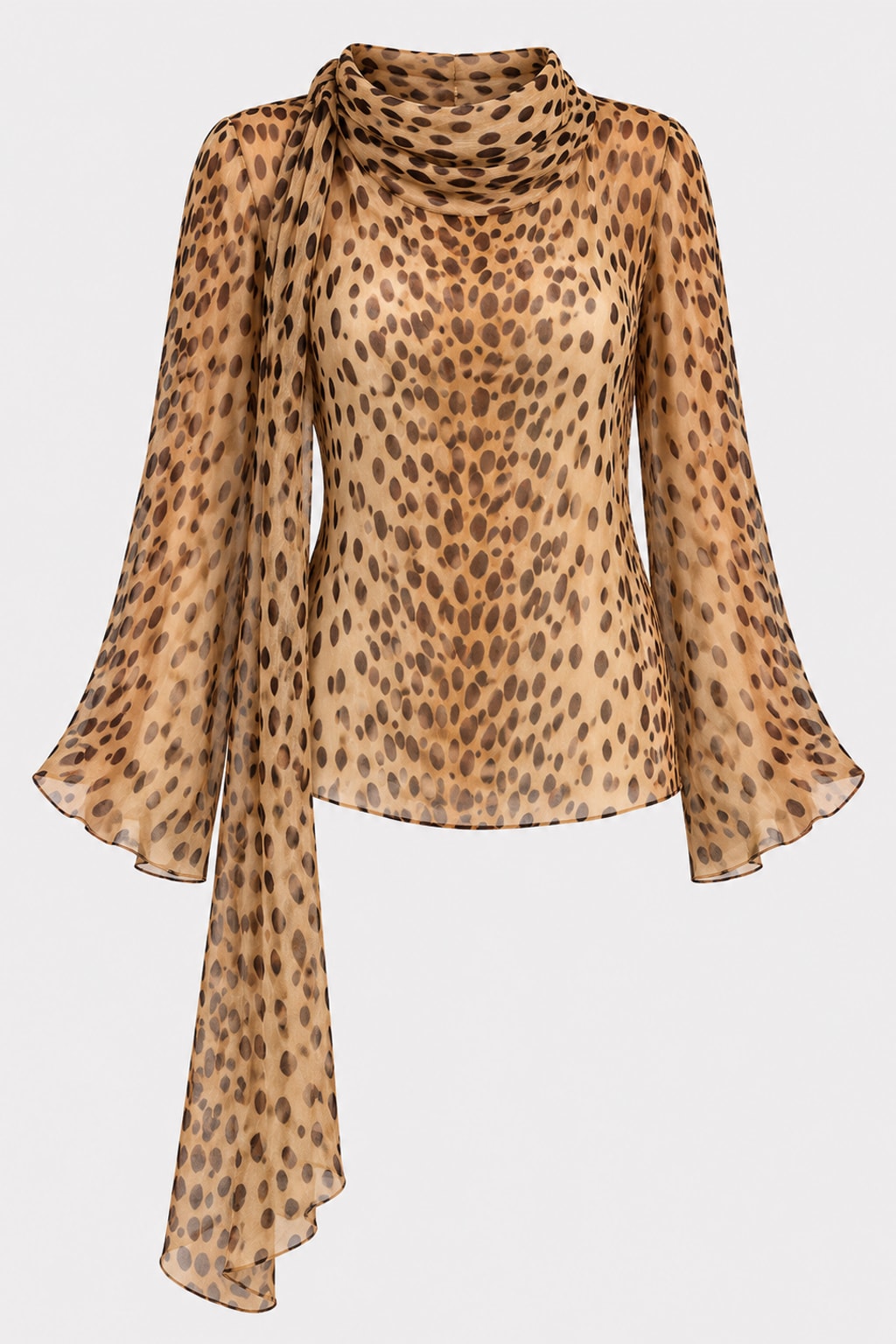 Synthetic Fiber Dress Long Sleeve Sheer Chic Mini - 1