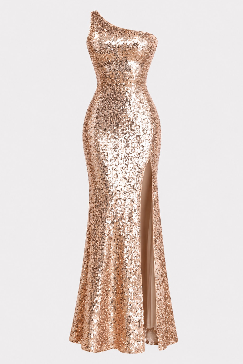 Synthetic Fiber Evening Dress Sequin Off Shoulder Party Silhouette - 1