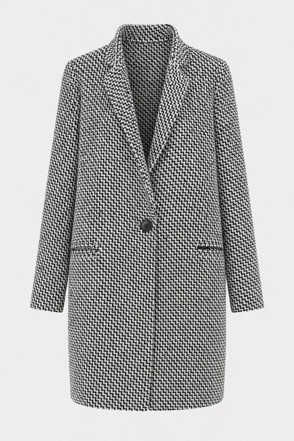 Long Wool Coat for Women Classic Tailored Winter Outerwear - 1