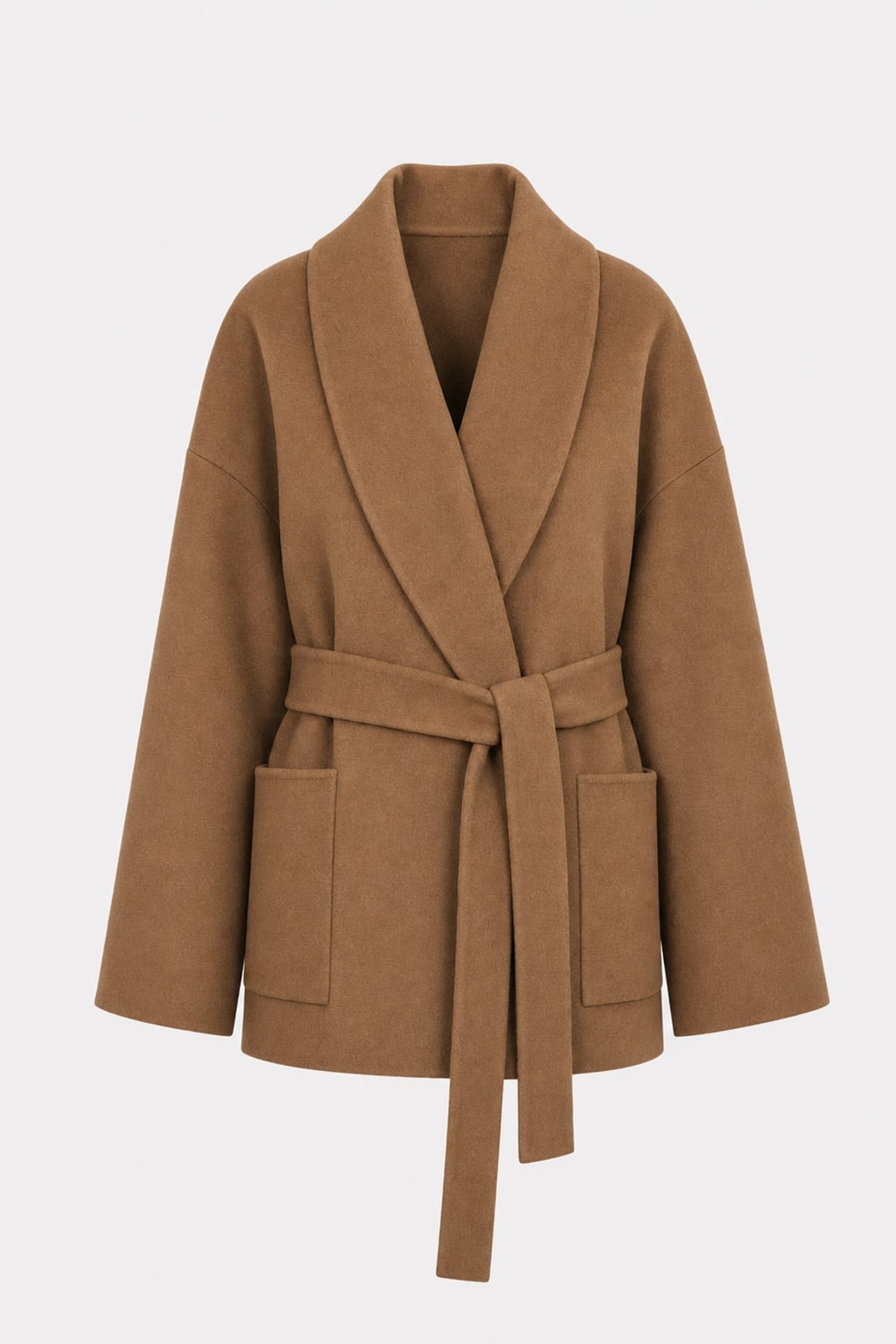 Tweed Belted Utility Coat - 1