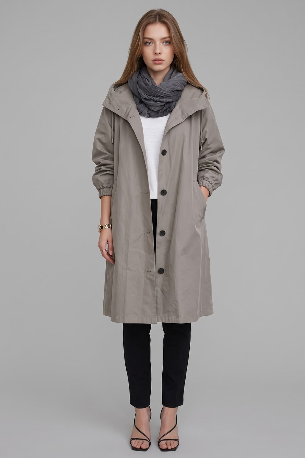 Women's Lightweight Hooded Jacket Breathable Everyday Layer - 2
