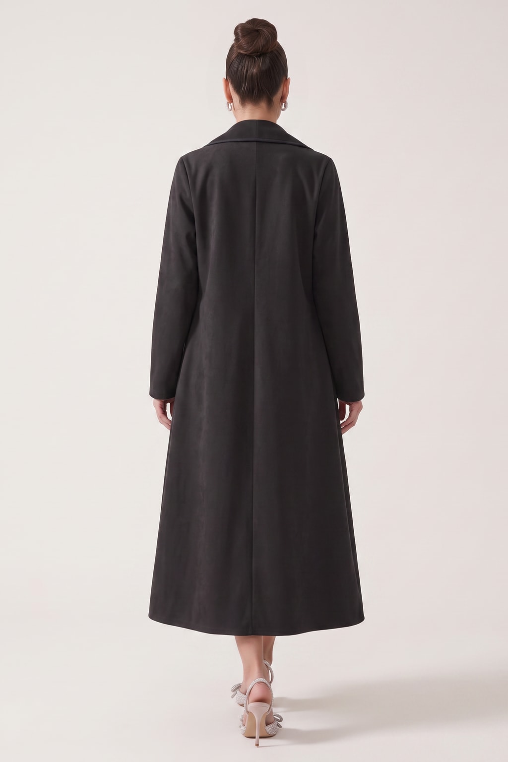 Longline Coat Flowing Open-Front Layer in Extended Sizes - 5