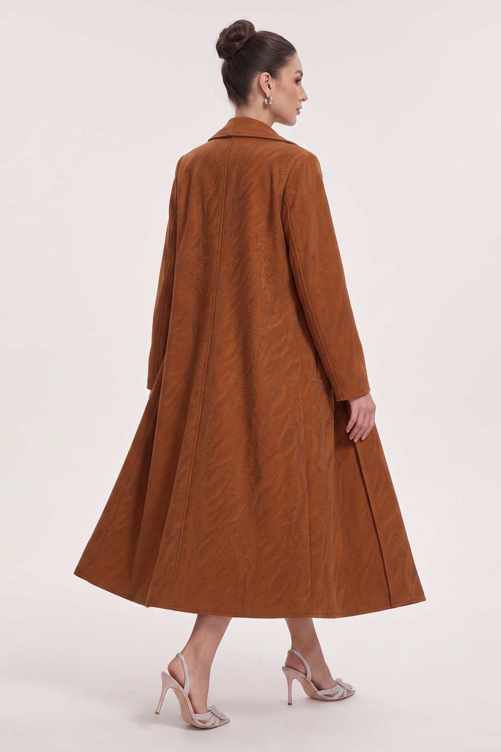 Longline Coat Flowing Open-Front Layer in Extended Sizes - 15