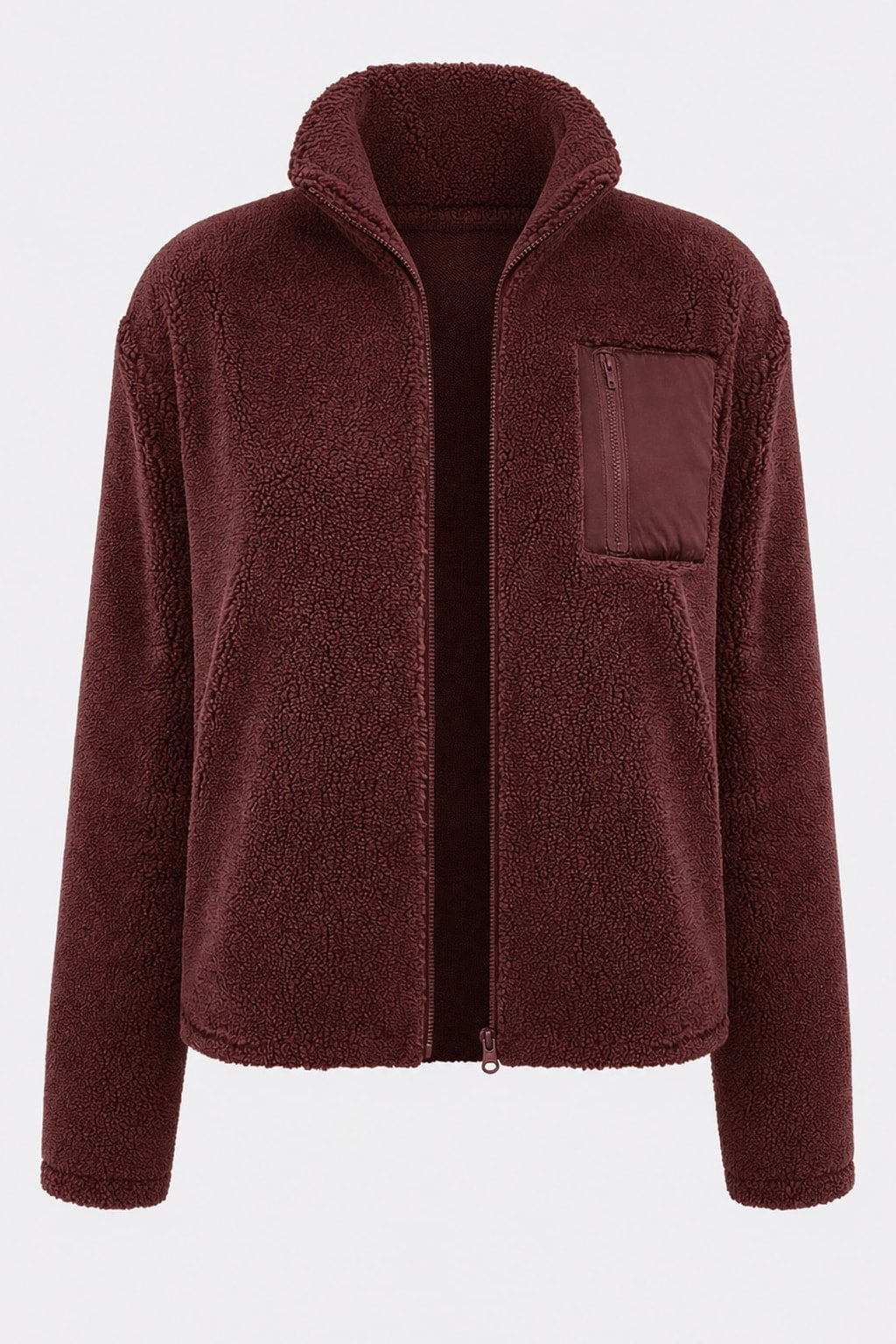 Women's Teddy Fleece Long Coat Cozy Winter Warmth - 1