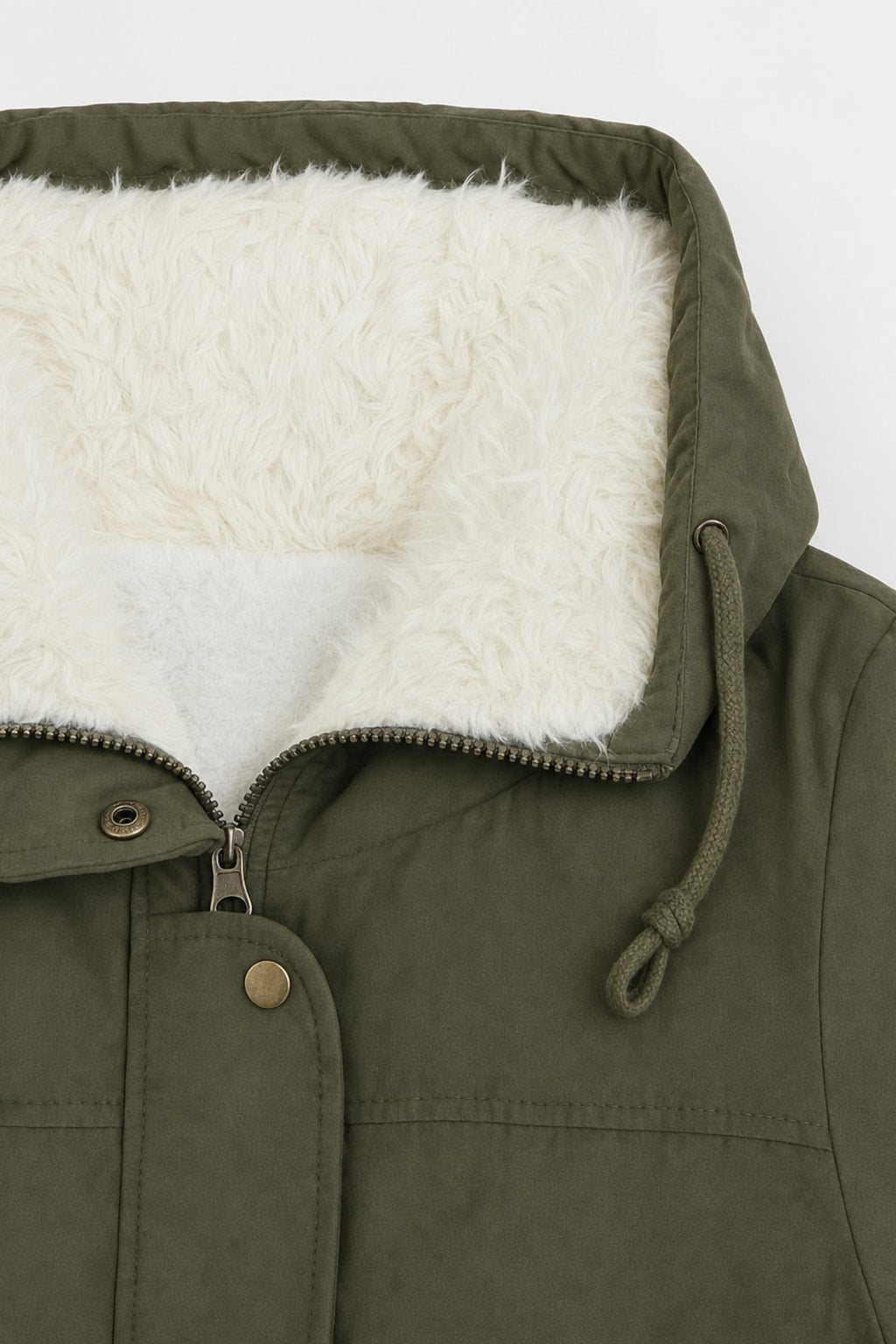 Cozy Fleece Lined Hooded Winter Parka - 6
