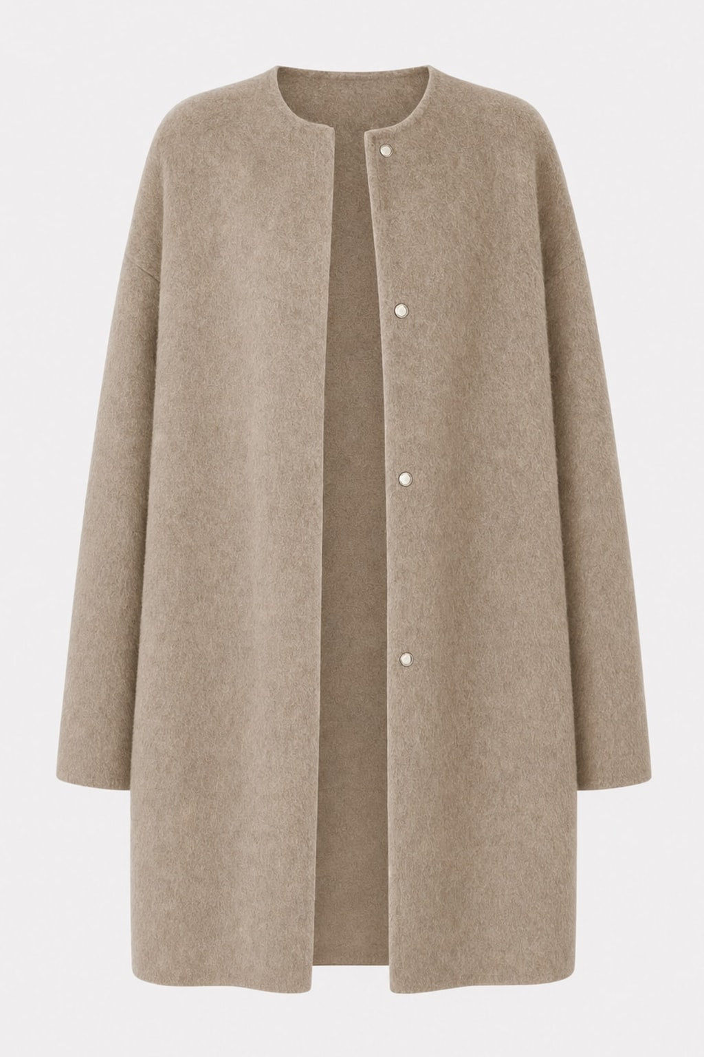 Cozy Insulated Shawl-Collar Winter Coat - 1