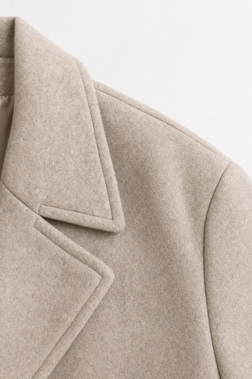 Elegant Blend Double-Breasted Overcoat - 8