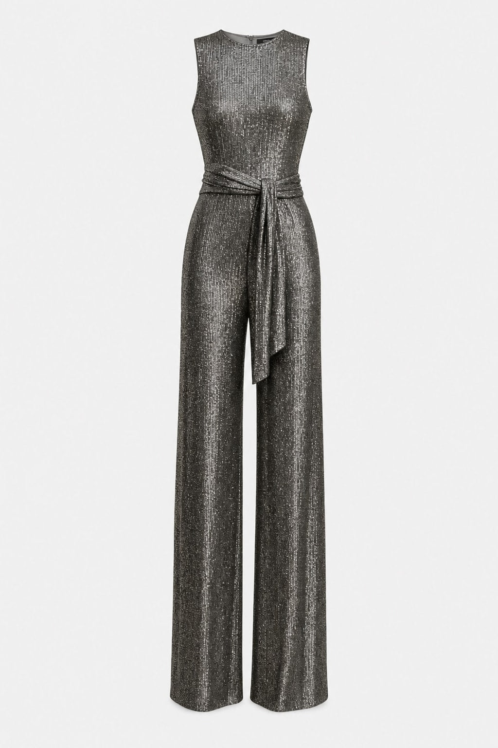 Sequin Jumpsuit With Fitted Silhouette - 1