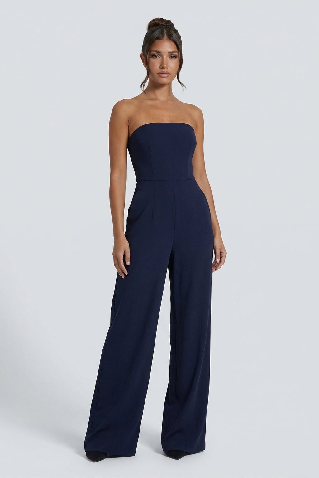 Strapless Wide Leg Jumpsuit For Women - 2