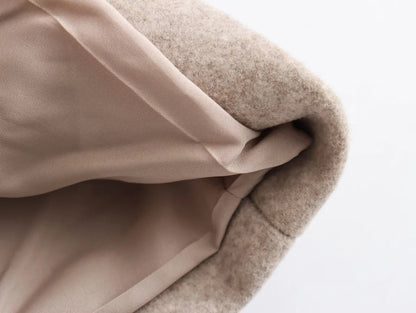 Double-Breasted Blend Overcoat in Six Colors - view 15