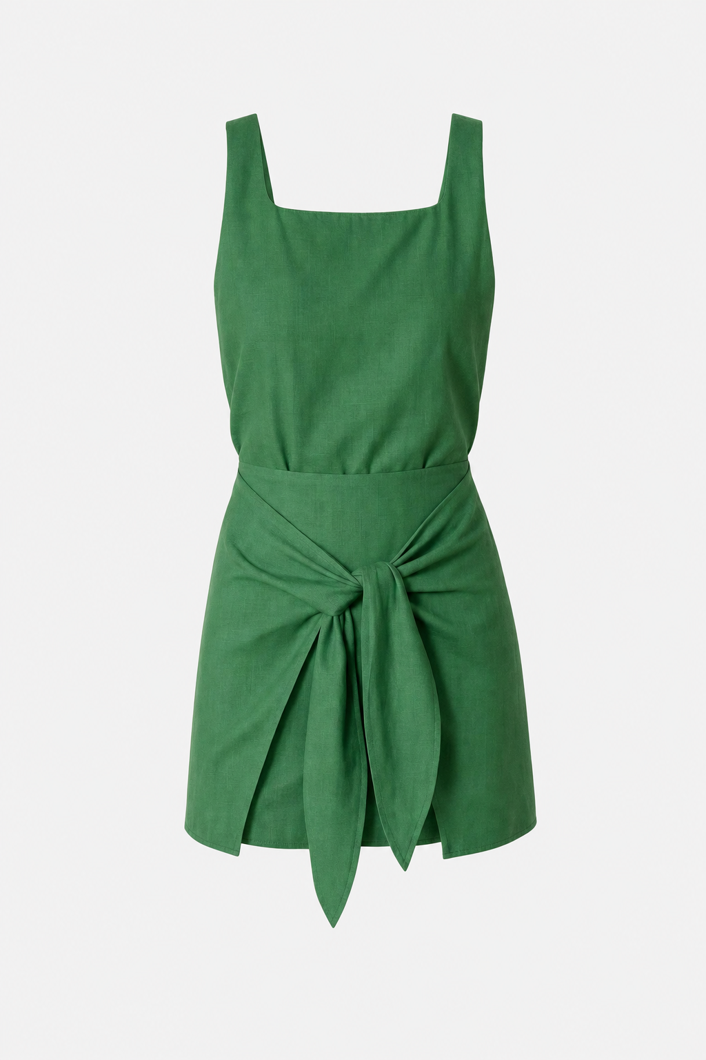 Linen Blend Top and Tie-Waist Skirt Set - view 7