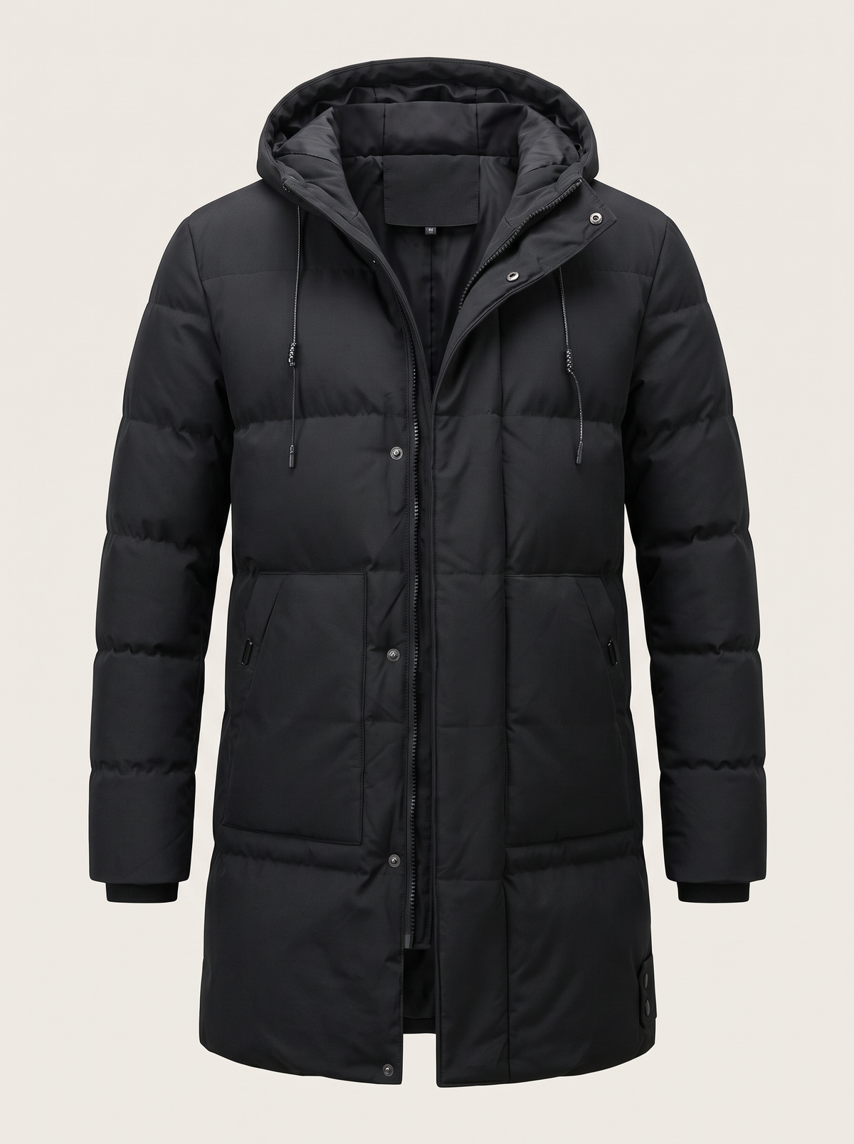 Longline Hooded Padded Coat