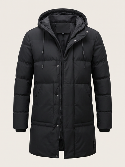 Longline Hooded Padded Coat
