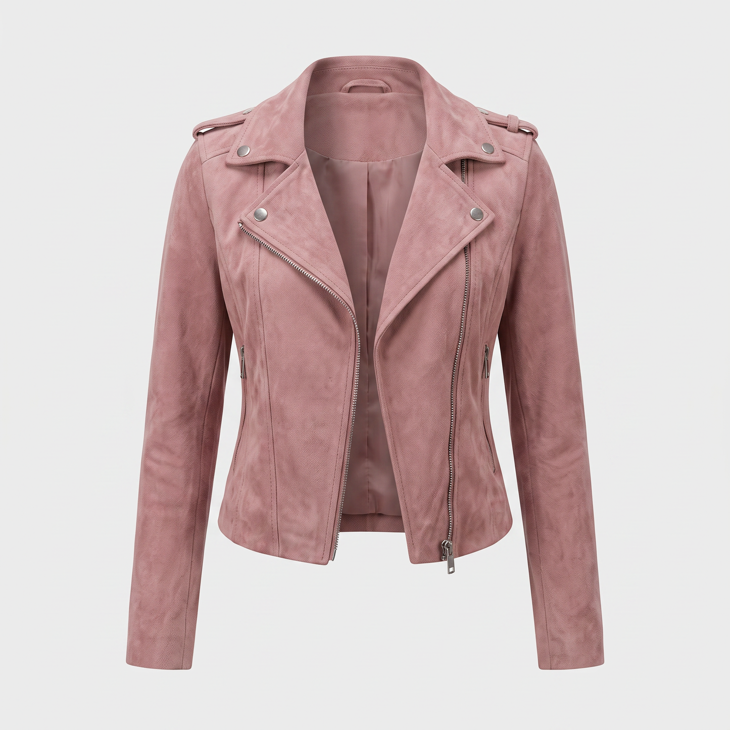 Soft zip-up bomber jacket, slim cut