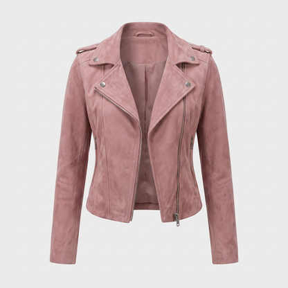 Soft zip-up bomber jacket, slim cut