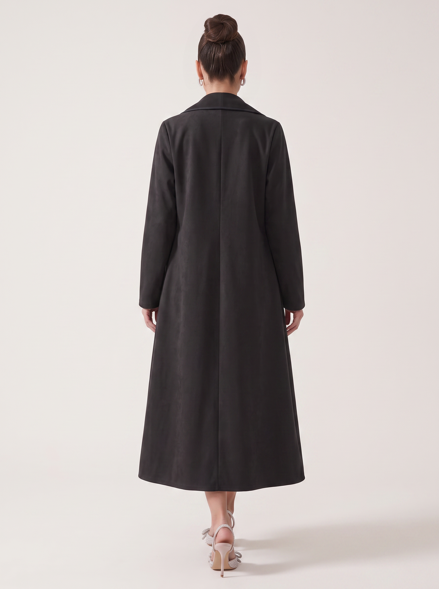 Longline Open-Front Coat in Extended Sizes - view 4
