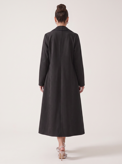 Longline Open-Front Coat in Extended Sizes - view 4