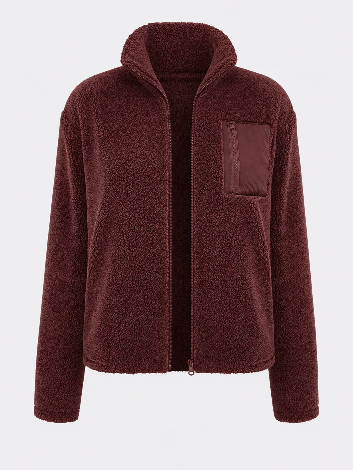 Women's Teddy Fleece Long Coat Cozy Winter Warmth - 1