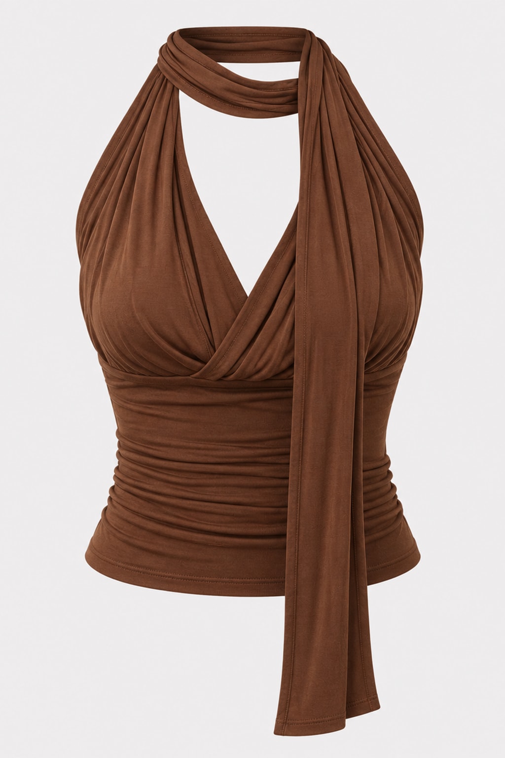 Cotton Blend Tank Top Casual V-Neck - 1