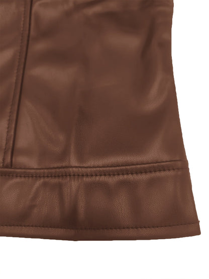 Cropped Full-Zip Jacket in Loess Ochre - view 6