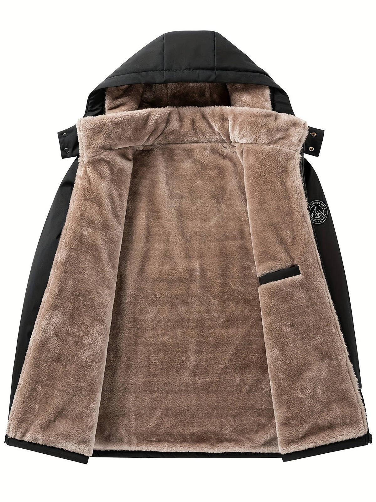 Hooded Insulated Quilted Winter Coat - view 3