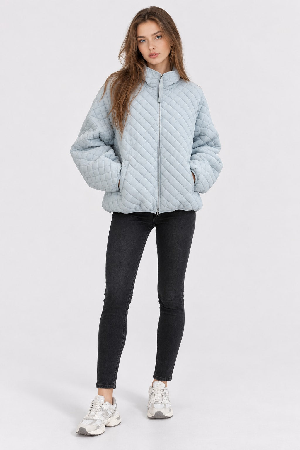 Cotton Padded Jacket Hooded Quilted Casual Outerwear - 4
