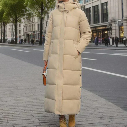 Wool blend winter coat with tailored fit - view 3