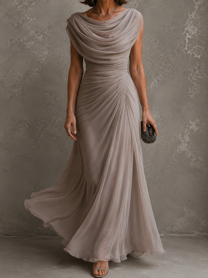 Ruched sleeveless maxi dress - view 9