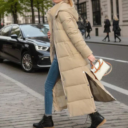 Wool blend winter coat with tailored fit - view 9