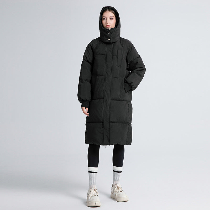 Long Hooded Puffer Coat - view 6