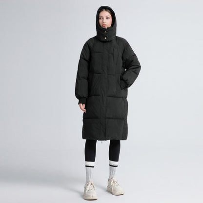 Long Hooded Puffer Coat - view 6