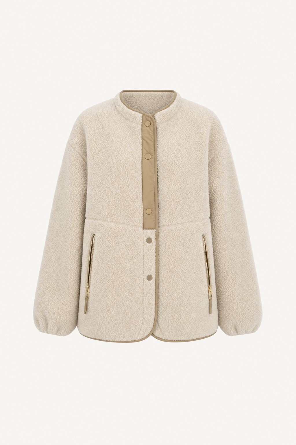 Beige Soft-Touch Jacket