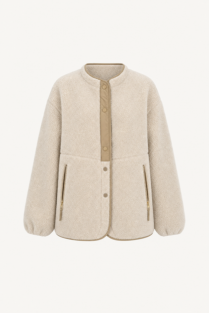 Beige Soft-Touch Jacket