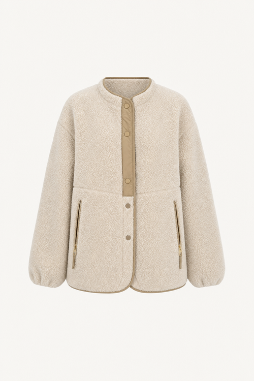 Beige Soft-Touch Jacket