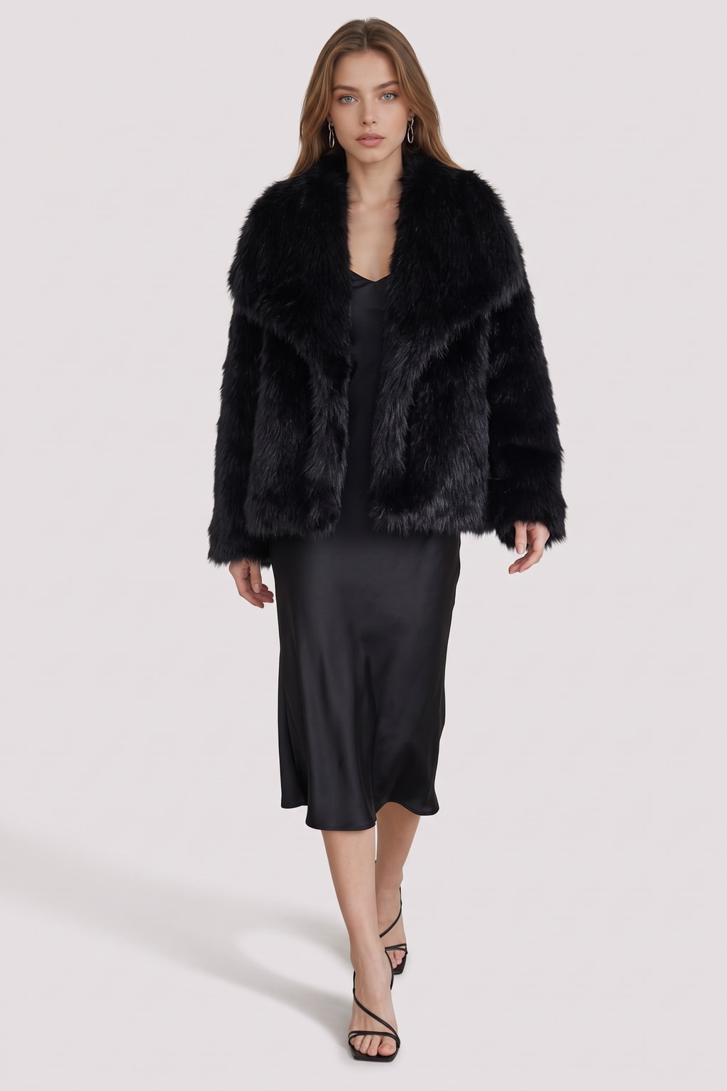 Oversized Coat with Structured Collar - 5
