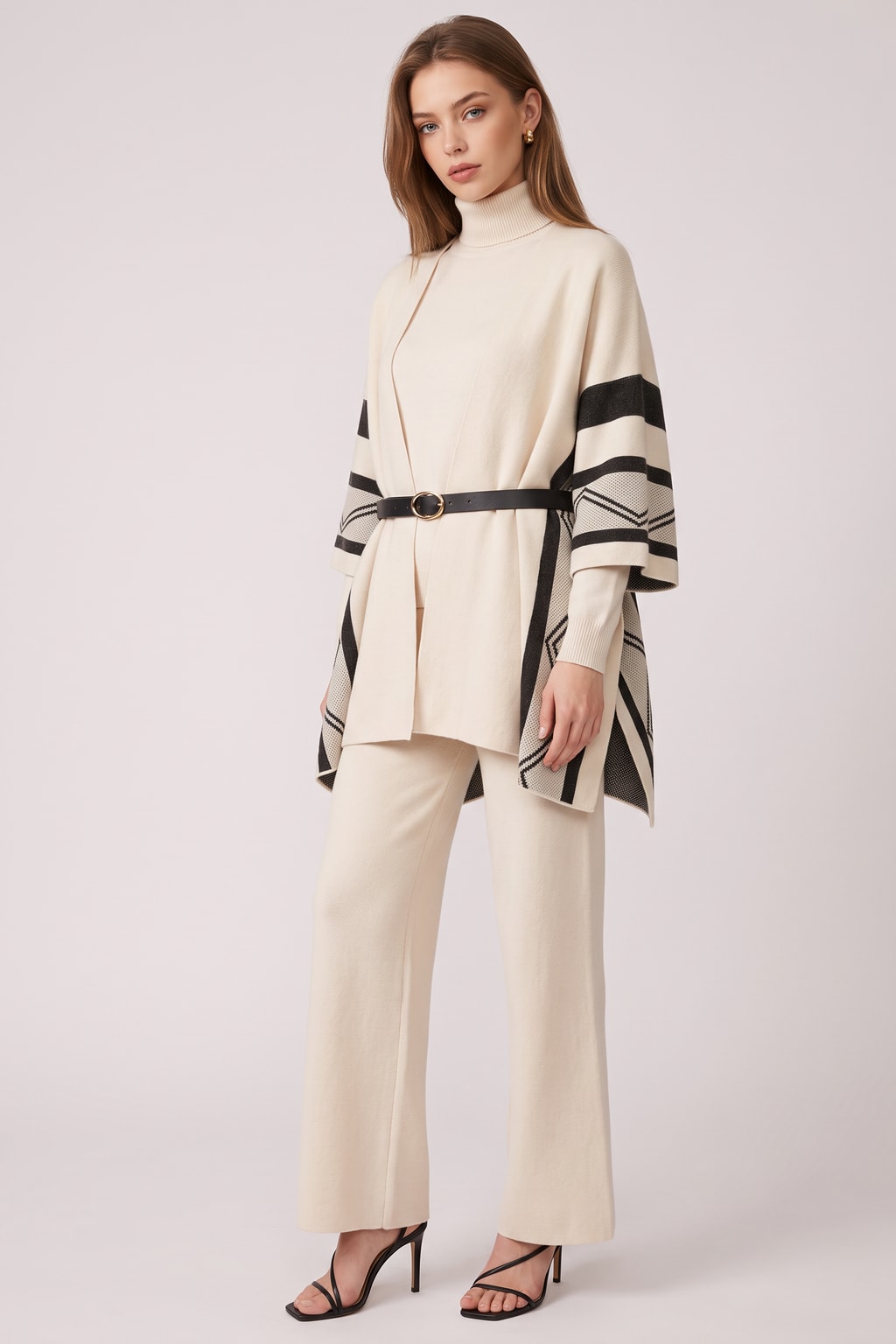 Virgin Wool Lounge Set with Tailored Fit - 3