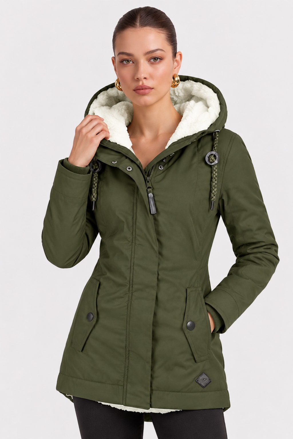Waterproof Parka Women Long Winter Coat - 3