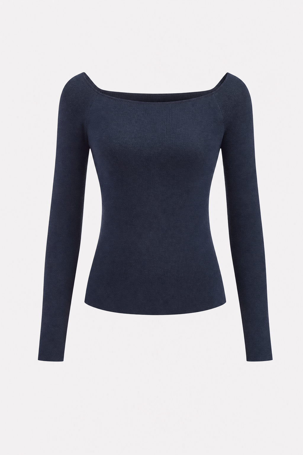 Navy Knit Top and Capelet Two-Piece Set - view 6