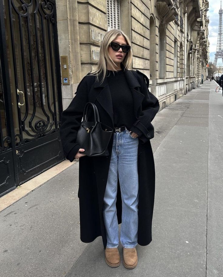 Oversized Double-Breasted Belted Trench Coat - view 6
