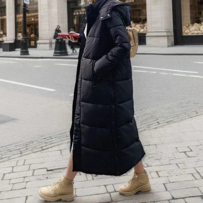 Wool blend winter coat with tailored fit - view 8